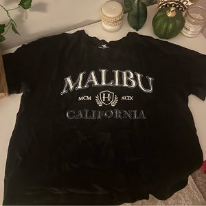 dark gray malibu tee